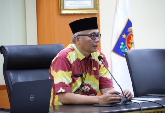  Plh. Kepala Pusat Strategi Kebijakan (Pustrajakan) Pembangunan, Keuangan Daerah dan Desa (PKDD) BSKDN Abas Supriyadi dalam keterangannya di Kantor BSKDN pada Kamis, 30 November 2023. 
