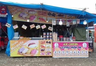 Puluhan Stand UMKM Ramaikan Festival Kuliner di Kota Merah Putih