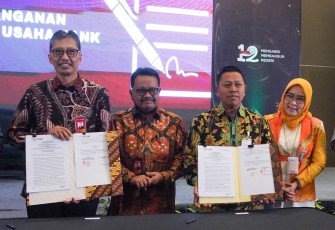 Bank Jatim MoU KUB dengan Bank Lampung