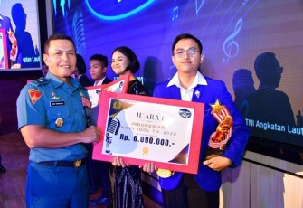 Penyerahan hadiah secara simbolis