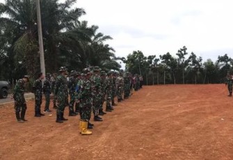 Satgas TMMD 118 Kodim 0408/BS Laksanakan Apel Pagi 