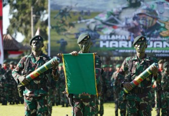 Pangdam IX/Udayana Pimpin Upacara Hari Juang Infanteri ke 75 di TPB Margarana Tabanan