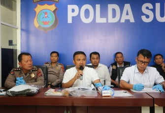Konferensi Pers Polda Sumut