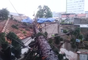 Angin Puting Beliung Menerjang Tiga Kecamatan di Kota Cimahi