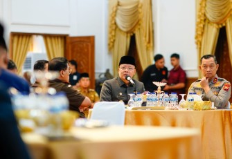 Gubernur Bengkulu Rohidin Mersyah Lakukan Coffe Morning 