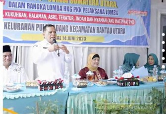 Desa Sei Tampang Terpilih Mengikuti Lomba Pola Asuh Anak Dan Remaja Tingkat Propinsi Sumut 