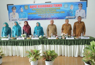 Rakornis TP PKK Kabupaten Asahan di Kecamatan Aek Kuasan
