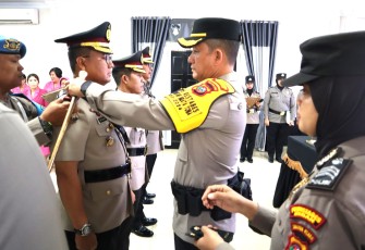 Kapolrestabes Medan Pimpin Sertijab Kasat Lantas