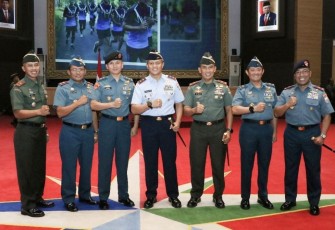 Panglima Koops Udara I Resmi Sandang Pangkat Bintang Dua