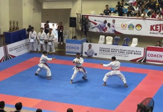 Prajurit Pendam IX/Udayana Mengukir Prestasi Pada Kejurprov II FORKI Bali 2023