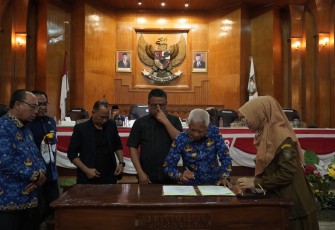 Bupati Sampaikan Pendapat Akhir Pada Rapat Paripurna DPRD Kabupaten Asahan
