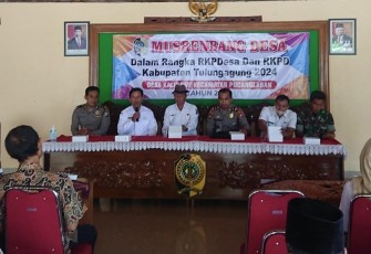 Pemdes Kalidawe saat Gelar Musrenbangdes Penyusunan RKP Tahun 2024 Bahas Skala Prioritas
