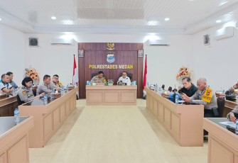 Kapolda Sumut Gelar Rapat Kesiapan PAM Tahapan Kampanye Ops Mantab Brata 2023 