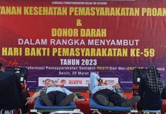 Lapas Cilegon Gelar Kegiatan Donor Darah