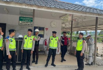 Polres Tapsel Gelar Patroli Agar Situasi Kamtibmas Tetap Aman dan Kondusif