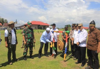 Bupati Pasaman Barat Hamsuardi Apresiasi Karya Bakti Satkowil Kodim 0305/Pasaman 
