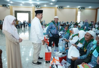 Pemerintah dan Forkopimda Kabupaten Asahan Sambut Kepulangan Jama'ah Haji Kloter 14