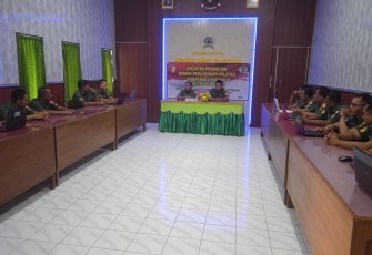 Kodim 0801/Pacitan Gelar Pendataan Perlawanan Wilayah Semester II TA 2023