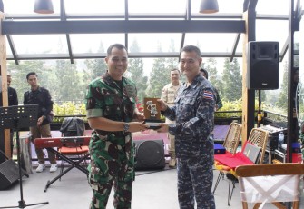 Kapuskersin TNI Pimpin International Gathering Military Attaché Corps Indonesia