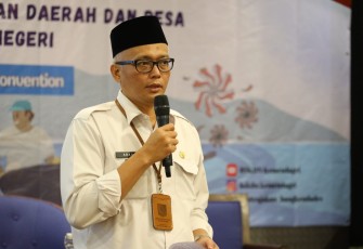 Plh. Kepala Pusat Strategi Kebijakan Pembangunan, Keuangan Daerah dan Desa BSKDN Abas Supriyadi.