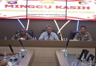 Polda Kalteng Sampaikan Pencegahan Kejahatan Dengan Kekerasan Kepada Masyarakat dan Satpam Perbankan