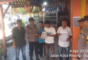 Kapolsek Padang Bolak, AKP Zulfikar, SH, MH, pada Selasa (4/4/2023) pagi.