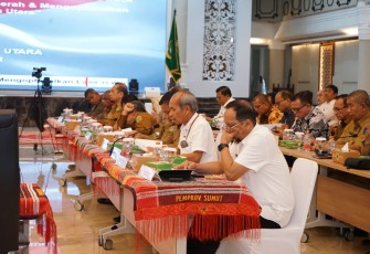 Sekda Kabupaten Asahan Ikuti Rakor Pencegahan Korupsi Sektor Pertanahan