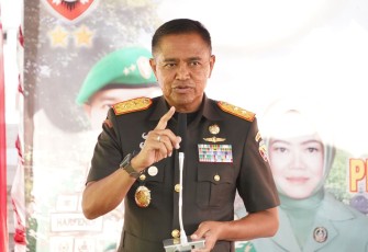 Pangdam IX/Udayana saat Kunker di Makodim 1617/Jembrana