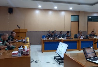 Rakor HUT Ke-78 TNI Wilayah Biak 