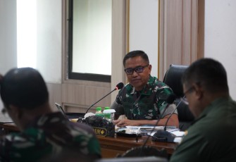 Pangdam IX/Udayana Sampaikan Entry Briefing KASAD Kepada Seluruh Komandan Satuan Jajaran Kodam IX/Udayana