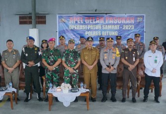 Wawali Hengky Honandar Mengikuti Pelaksanaan Apel Gelar Pasukan Operasi Samrat 2023