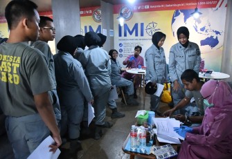 Personel PPPK Bakamla RI Jalani Test Kesehatan