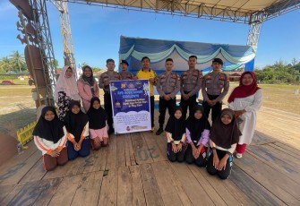 Polres Mukomuko saat Sosialisasikan Polri Super App