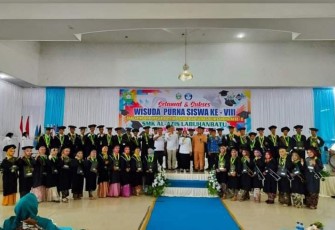 Wakil Labuhanbatu Hadiri Purna Siswa SMK Al Azis 