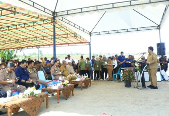 Peresmian Kawasan Pertanian Terpadu (KPT) Samosir, Selasa (28/02/2023).