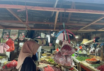 Pembeli sedang berbelanja (Foto : Muhamad Nurifan Anwar)