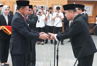 Teguh Setyabudi saat Dilantik Sebagai Dirjen Dukcapil