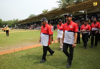 Menteri Basuki Ajak Peserta Babak Kualifikasi Gateball PON XXI Jaga Sportivitas