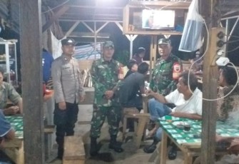 Polsek Dolok Kompak Dengan TNI Patroli Skala Besar