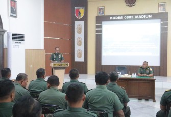 Kodim 0803/Madiun Gelar Katpuan Apkowil Tersebar