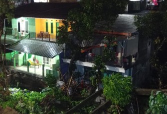 Kondisi Longsor di Jalan Raya Tajur, Kecamatan Bogor Selatan, Kota Bogor, Jawa Barat pada Sabtu (4/11). Sumber Foto : TRC-PB BPBD Kota Bogor