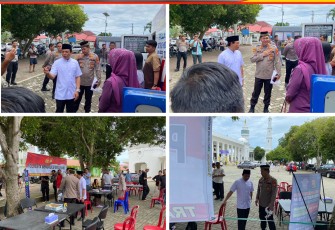 Polresta Bengkulu Pelayanan On The Spot di Masjid At Taqwa 
