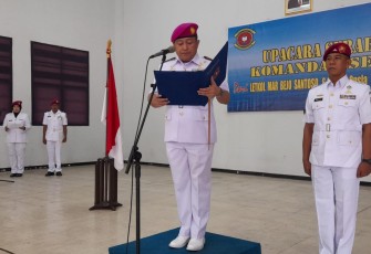 Danpusdikif Kodikmar Kodiklatal Resmikan Mayor Marinir Riska Sayogo Sebagai Dansesusmar