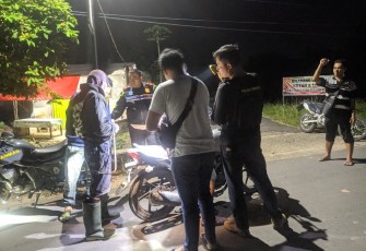 Polsek Belitang Tiga saat Gelar Razia