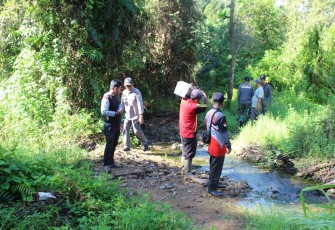 Dandim Abdya Apresiasi Masyarakat Alue Mangota Antusias Tinjau Lokasi TMMD ke-119