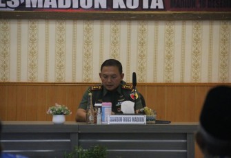 Dandim 0803/Madiun Hadir Rakor Pengamanan Natal dan Tahun Baru 2024