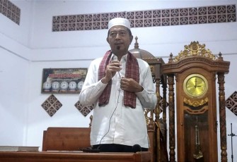 Wakil Bupati Risnawanto saat Hadiri Gema Zikir Tawajjuh Akbar di Masjid Taqwa Batang Pareh Kinali