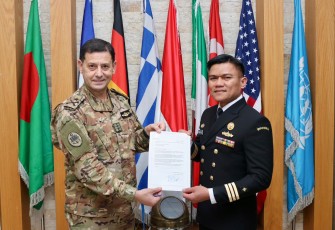 Satgas MTF TNI Konga XXVIII-N/UNIFIL Terima Penganugerahan LAF Medal dan Letter of Appreciation Lebanese Armed Forces