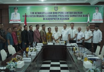 Pemerintah Kabupaten Asahan Terima Tim Wasdin Kabupaten Muaro Sijunjung 