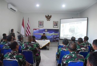 Koarmada III Laksanakan Sosialisasi Petunjuk Penyelenggaraan Operasi Amfibi